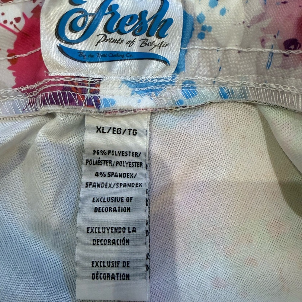 Fresh Prince of Bel Air The Drill Clothing Men's Multicolor Print Shorts XL - Picture 4 of 5